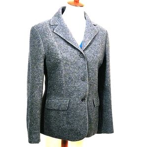 🔥❣️LANDS END GREY WOOL BLAZER❣️🔥